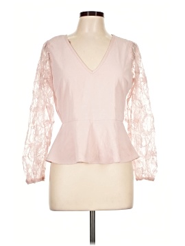 Peach 3/4 Sleeve Blouse (view 1)