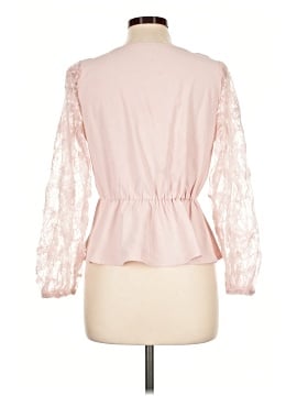 Peach 3/4 Sleeve Blouse (view 2)