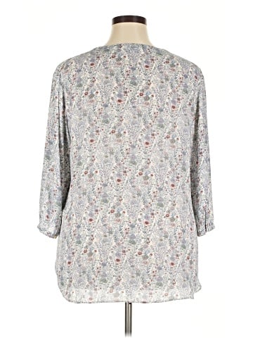 Rose + Olive 3/4 Sleeve Blouse (view 2)