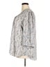 Rose + Olive 100% Polyester Gray 3/4 Sleeve Blouse Size 2X - photo 5