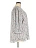 Rose + Olive 100% Polyester Gray 3/4 Sleeve Blouse Size 2X - photo 4