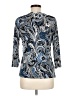 Unbranded Blue 3/4 Sleeve Blouse Size M (estimated) - photo 2