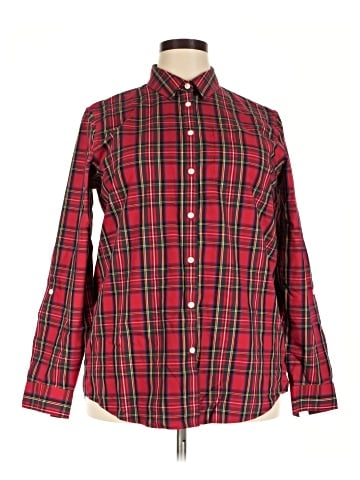 Lands' End Long Sleeve Button-Down Shirt (view 1)