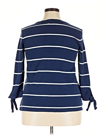 Liz Claiborne 3/4 Sleeve T-Shirt (view 2)