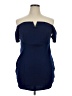 Charlotte Russe 100% Polyester Blue Sleeveless Top Size 1X - photo 1