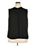 Daniel Rainn 100% Polyester Black Sleeveless Blouse Size XXL - photo 1