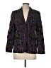 Joni B. Black Purple Blazer Size M - photo 1