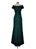 Xscape 100% Polyester Green Cocktail Dress Size 8 - photo 2