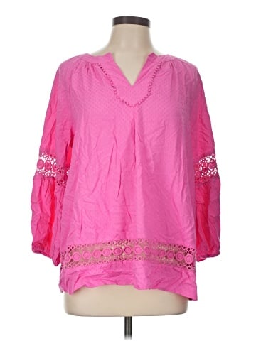 Crown & Ivy 3/4 Sleeve T-Shirt (view 1)