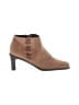 Etienne Aigner 100% Leather Tan Ankle Boots Size 8 1/2 - photo 1
