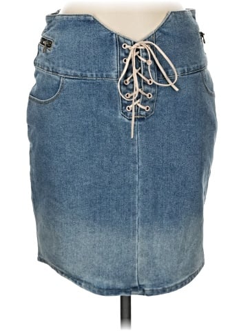Venus Denim Skirt (view 1)