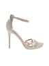 Badgley Mischka Silver Sandals Size 10 - photo 1