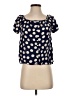 J.Crew 100% Viscose Blue Short Sleeve Blouse Size XS - photo 1
