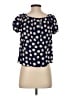 J.Crew 100% Viscose Blue Short Sleeve Blouse Size XS - photo 2
