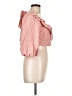 Zara Red 3/4 Sleeve Blouse Size L - photo 4