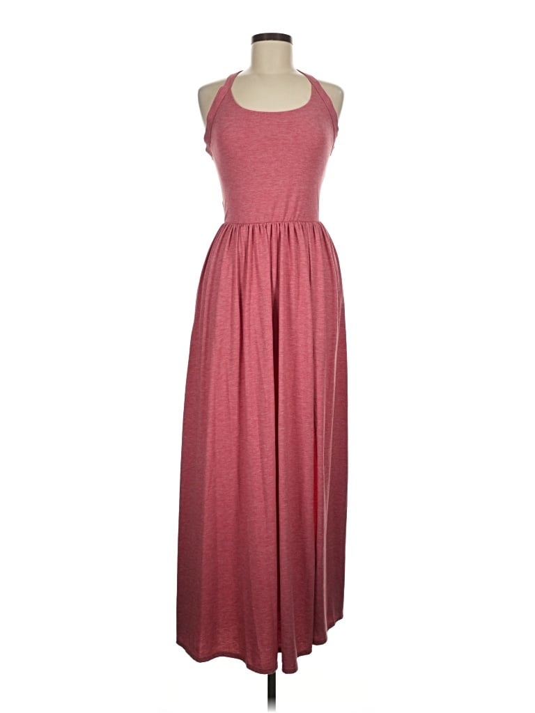Pre-owned Halara Casual Dress In Burgundy