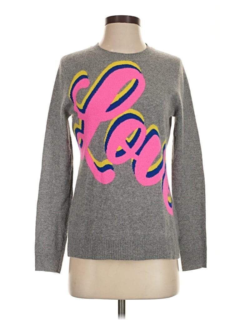 Pre-owned Aqua Pullover Sweater In Gray