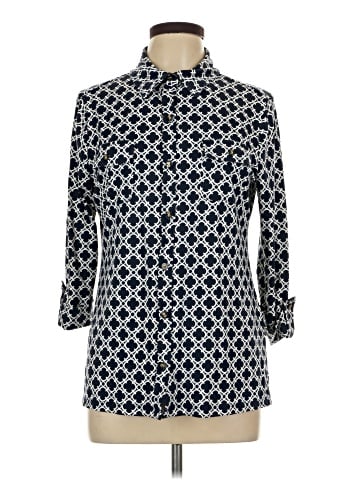 Charter Club 3/4 Sleeve Button-Down Shirt (view 1)