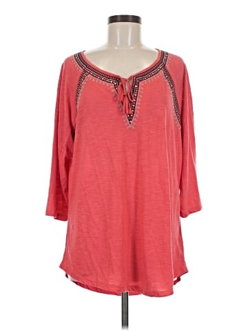 Style&Co 3/4 Sleeve Top (view 1)