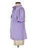 Unbranded 100% Polyester Purple Short Sleeve Blouse Size S - photo 5