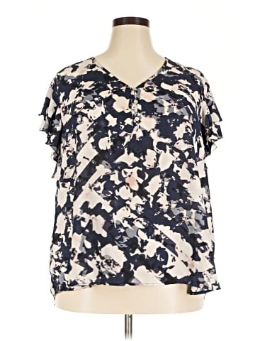 Cynthia Rowley TJX Short Sleeve Blouse (view 1)