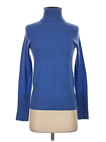Aqua Cashmere Pullover Sweater (view 1)