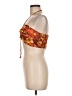 Boulevard Nights 100% Polyester Orange Halter Top Size M - photo 5