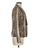 MICHAEL Michael Kors Animal Print Brown Gold Blazer Size 6 - photo 4
