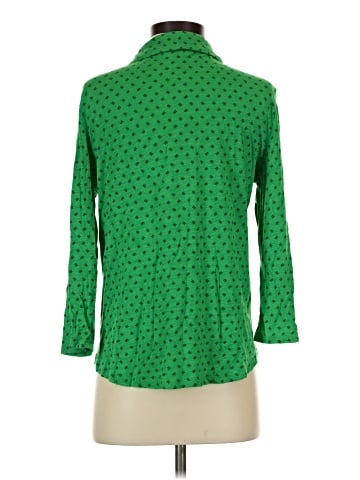 Liz Claiborne 3/4 Sleeve Button-Down Shirt (view 2)