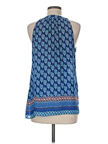 Rose + Olive Sleeveless Blouse (view 2)