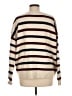 Parker Stripes Ivory Pullover Sweater Size M - photo 2