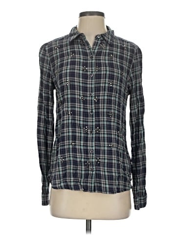 Halogen Long Sleeve Button-Down Shirt (view 1)