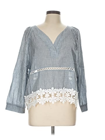 Young Essence 3/4 Sleeve Blouse (view 1)