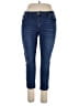 Tahari Solid Blue Jeans Size 14 (petite) - photo 1