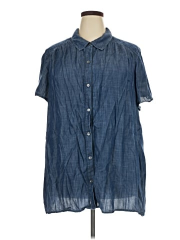 J.Jill Short Sleeve Button-Down Shirt (view 1)