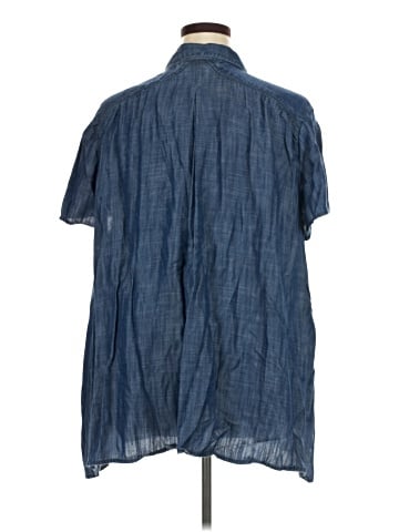 J.Jill Short Sleeve Button-Down Shirt (view 2)