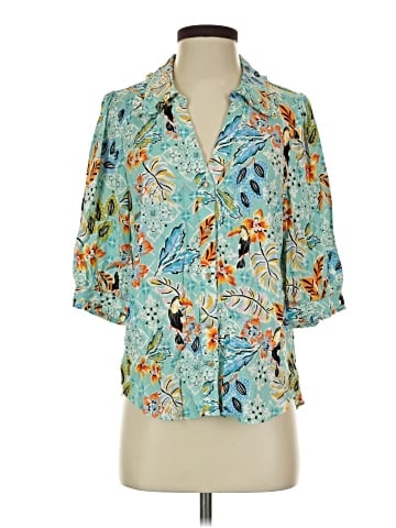 Democracy 3/4 Sleeve Blouse (view 1)