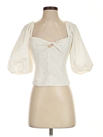 1.State 3/4 Sleeve Blouse (view 1)