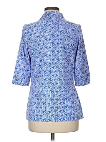 Katherine Way 3/4 Sleeve Button-Down Shirt (view 2)