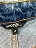 George 100% Cotton Blue Jeans Size 14 - photo 7
