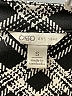 Cato Argyle Black 3/4 Sleeve Blouse Size S - photo 7