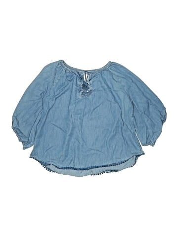 Justice 3/4 Sleeve Blouse (view 1)