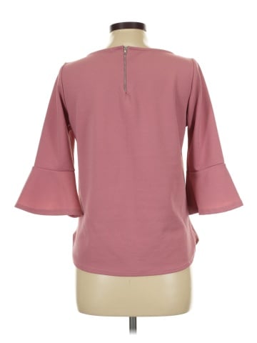 Green Envelope 3/4 Sleeve Top (view 2)