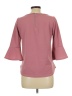 Green Envelope Pink 3/4 Sleeve Top Size L - photo 2