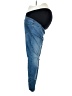Isabel Maternity Blue Denim Shorts Size 6R - photo 4