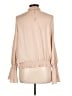 Bar III 100% Polyester Tan Long Sleeve Blouse Size L - photo 2