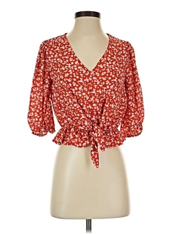 Sienna Sky 3/4 Sleeve Blouse (view 1)