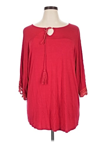 Spin 3/4 Sleeve Blouse (view 1)