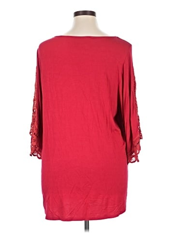 Spin 3/4 Sleeve Blouse (view 2)