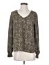 CAbi 100% Polyester Green Long Sleeve Blouse Size XS - photo 1